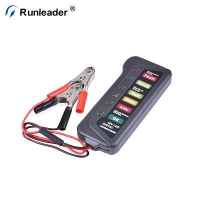 Runleader 12V LED Light Battery Tester For Car Lead-Acid Battery Golf Carts